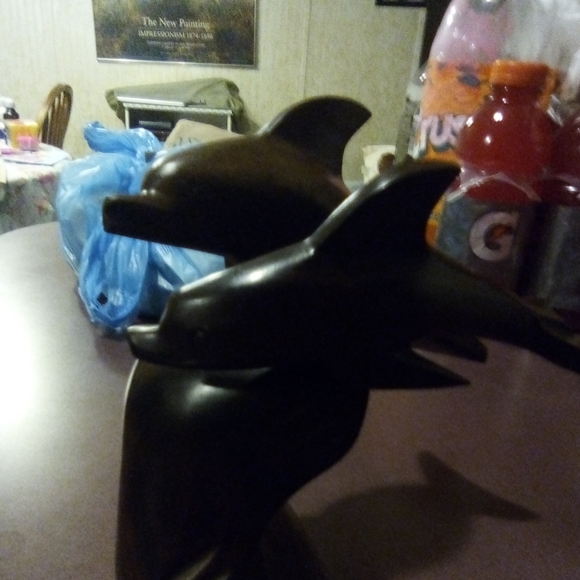 3 dolphin decor items - Picture 2 of 5